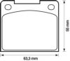 BENDIX 571204B Brake Pad Set, disc brake